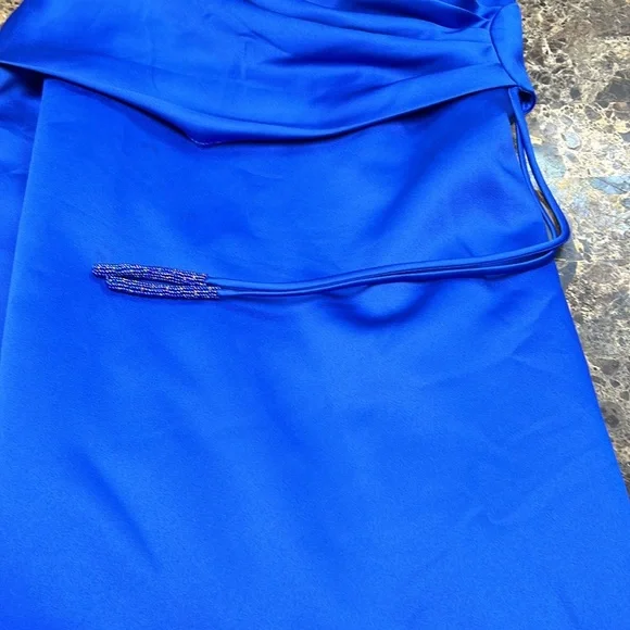 Alfred Angelo, blue formal dress. Size 14, EUC - Picture 4 of 6